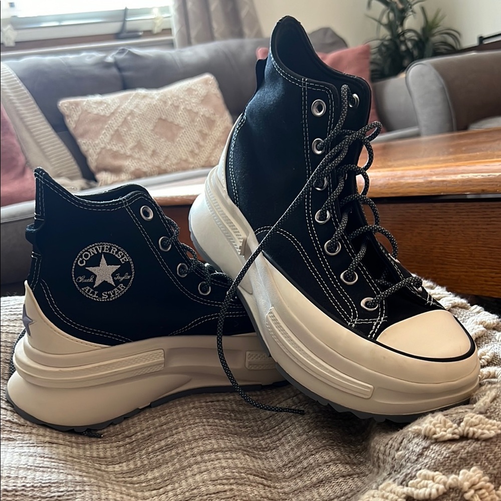 CONVERSE Women's Black High-Top Sneakers